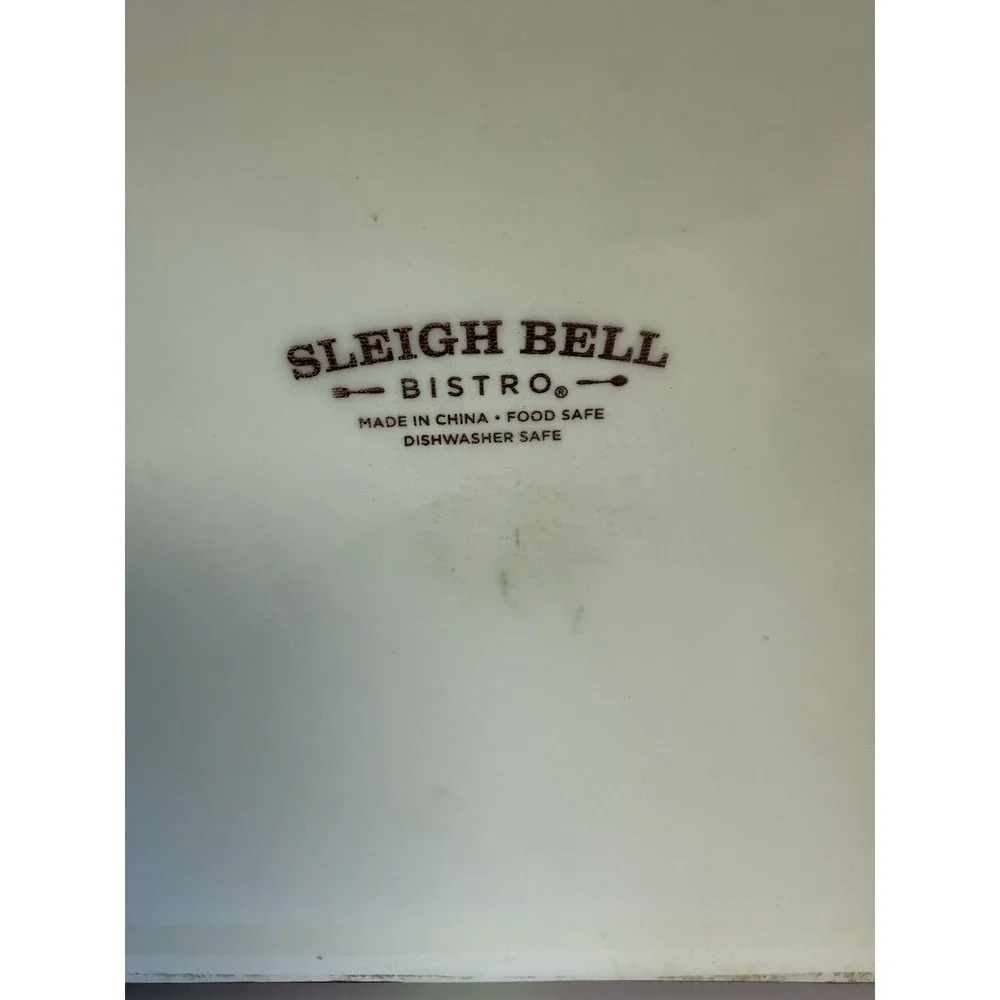 Sleigh Bell Bistro Christmas Cookie Jar‎ Stacked Presents Ceramic Holiday Decor